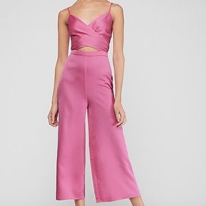 Textured Satin Jumpsuit